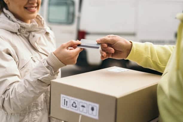 “Customer paying for shipping service illustrating additional and hidden CFS charges”