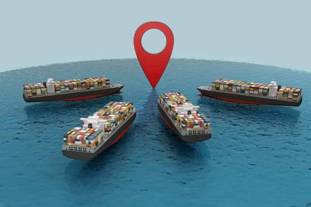 Shipping vessels illustrating FOB destination and buyer delivery responsibility.